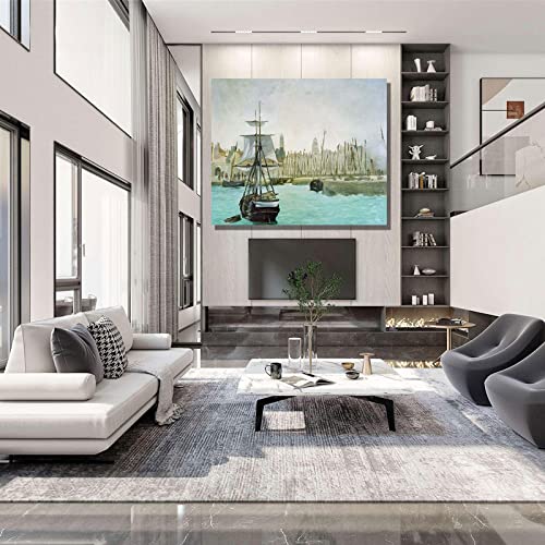 Amazon.co.jp: エドゥアール・マネによるカレーの港 印象派の